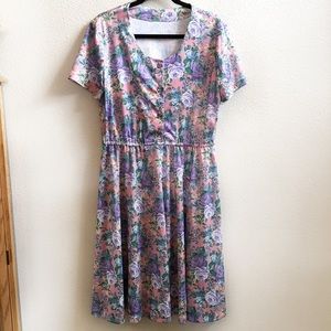Vintage Floral Dress